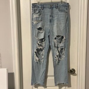 american eagle ripped jeans